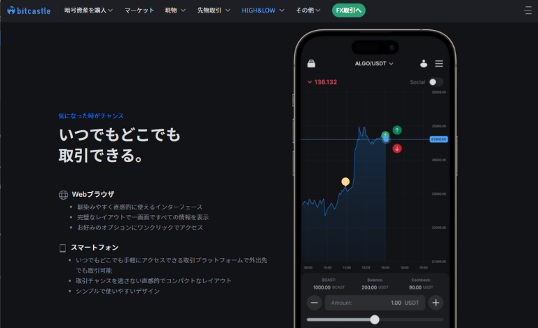 ビットキャッスルのボーナス"